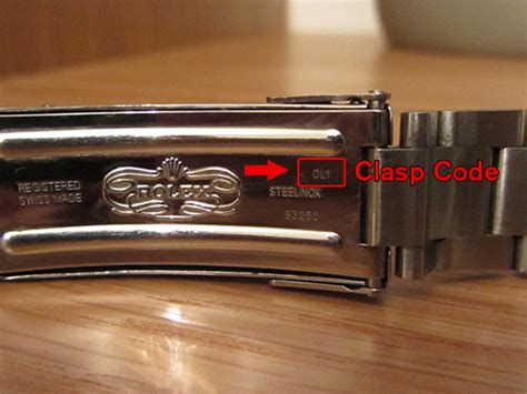 bracciale rolex 78668 clasp|rolex watch codes.